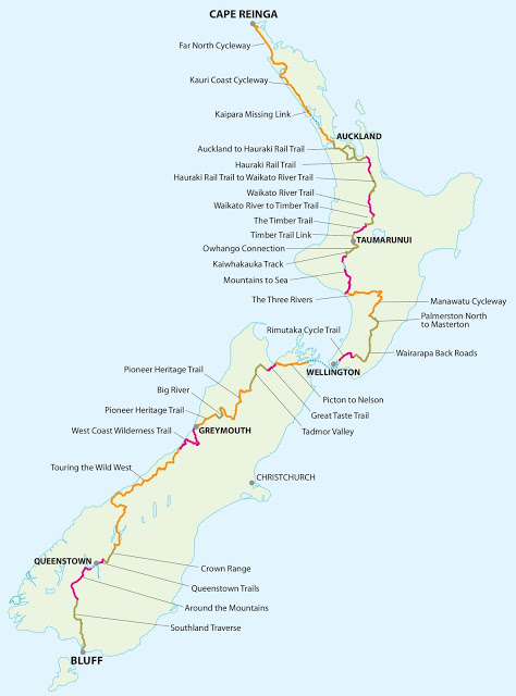 Cycle Trails 20160129 TOUR AOTEAROA Route